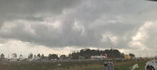 Regenbui langs de A15