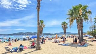 Strandweer in Grimaud, Zuid-Frankrijk 