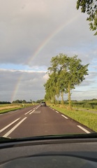 Regenboog met onderbreking 