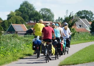 op fietsvakantie