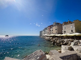 Prachtig weer in Rovinj (Kroatië)