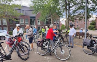 Heerlijk fietsweer.
