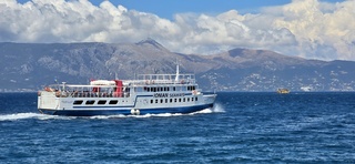 Wat meer wolken vandaag boven Corfu 