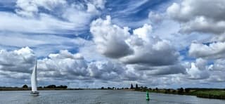 Typische Nederlandse zomerdag