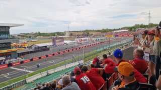 Bewolkt bij de GP van hongarije