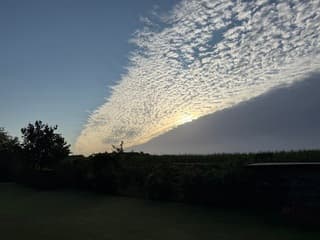 Bijzonder wolkendek boven Zeegse