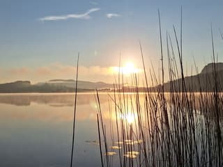 Serene zonsopkomst