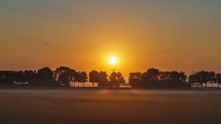 Kleurrijke zonsopkomst