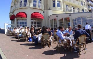 Langs de boulevard van Knokke-Heist