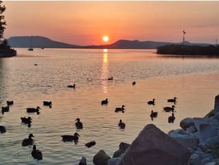 Prachtig zonsondergang 