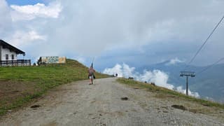 Wildschonau helaas bewolkt