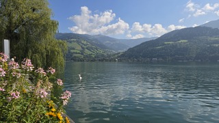 Zell am See.... uiteraard aan het meer. Mooie dag vandaag