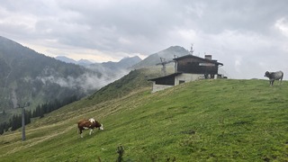 Donkere wolken boven westendorf