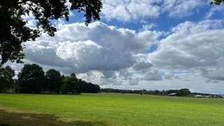 Prachtige wolken lucht.