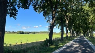 Mooie start van de ochtend, maar wel koud.