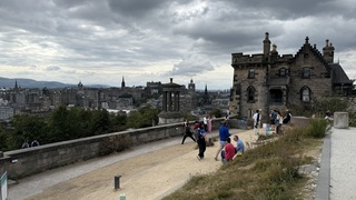 Edinburgh Schotland; 14u; 21C en bewolkt