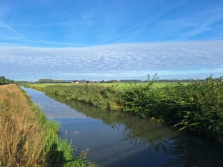 oeps, wolkenband komt wel snel dichterbij