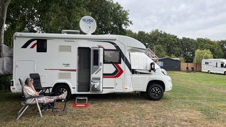 Zon is weg maar de temperatuur is geweldig.