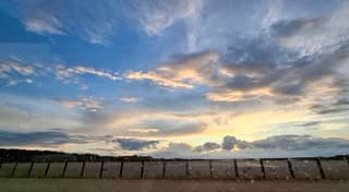 Een mooie lucht, rond 20:15 uur
