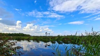 Weerspiegeling der wolken in Munnekeburen