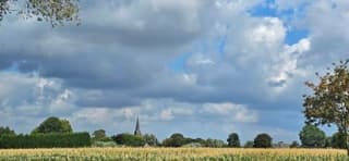 Blauw en wolken vandaag 