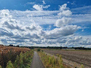 Nederlandse wolkenlucht.