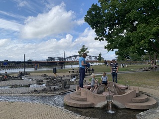 Lekker spelen met water 
