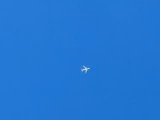 Vliegtuig zonder streep