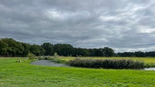 De rivier de Regge meandert door Overijssel