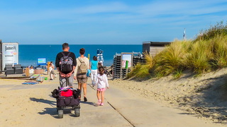 Op weg dagje strand