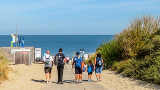 Op weg dagje strand