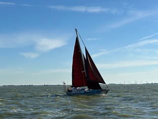 Prachtig zeilweer IJsselmeer Stavoren 18KN wind