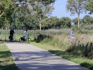 Heerlijk weer op de fiets vanmorgen.