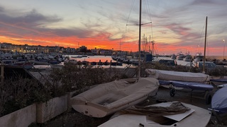 Zonsondergang 