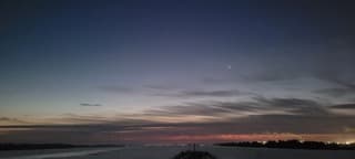 Dageraad met Venus erbij 