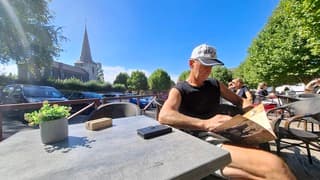 Genieten op het terras