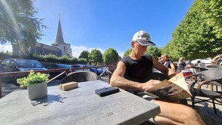 Genieten op het terras
