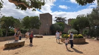 Zon en wolken in spanje 