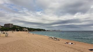 Veel bewolking vandaag aan de Costa Brava 