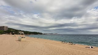 Veel bewolking aan de Costa Brava 
