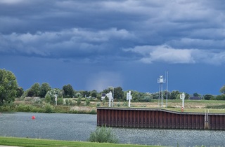 Uizicht over de maas.