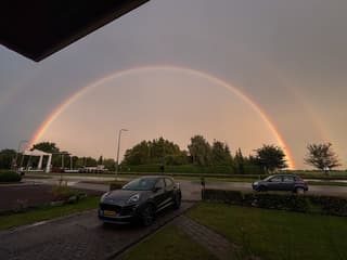 Regenboog in Beerzerveld 