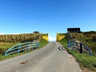 Zondagochtend waren er nog maar weinig wolken in de lucht. 
