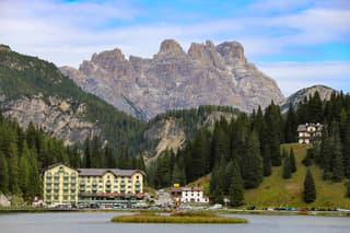 Prachtig weer in de Dolomieten 