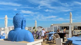 Prachtige zonovergoten nazomerdag