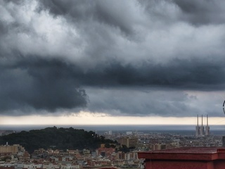 Zwaar weer in Barcelona 