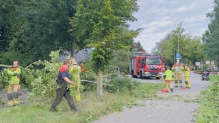 Harde windstoten in Borculo 