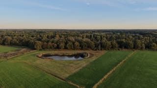 Blauwe ochtend lucht