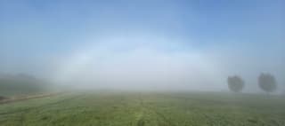 De mistboog 3 minuten later