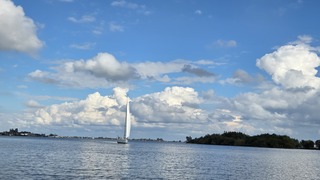 Prachtig wolkenspel 